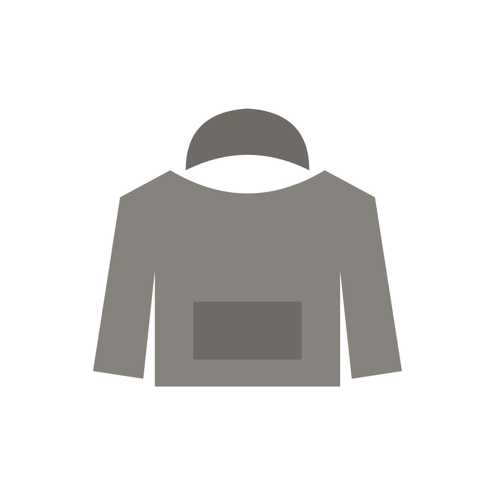 Zip hoodie HOD01 Ash