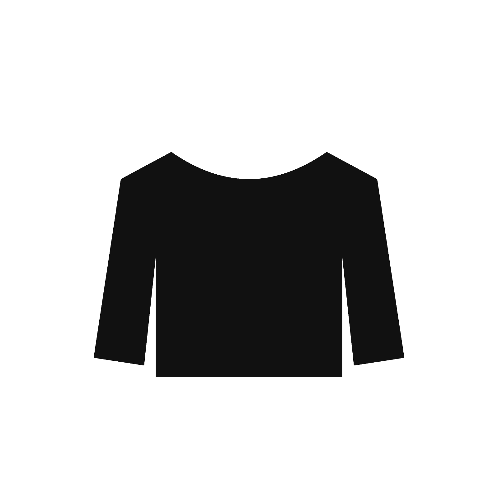 Long sleeve LSL01 Black, view 2